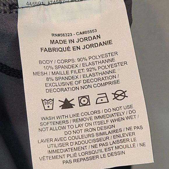 Nike Pro Tight Performance Legging Grey DriFit Mens Medium - Picture 7 of 9